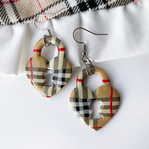 Burberry padlock Earrings